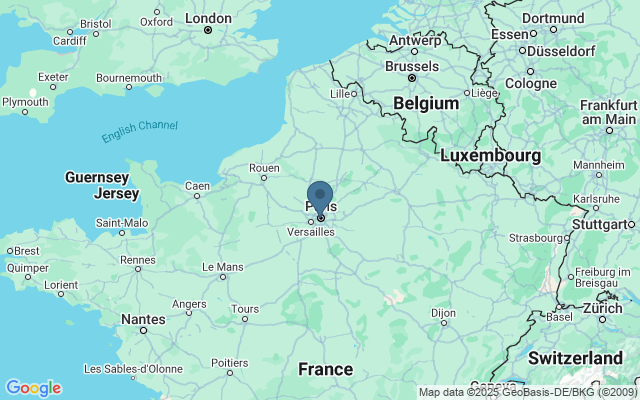 Kaart met locatie Louvre